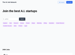 AI Job Network job board - AI Job Network - Careers at top AI companies