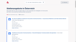 Arbeitio job board - Jobs in Austria, updated daily
