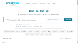 Arbeitnow.co.uk job board - Jobs in the UK