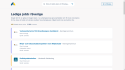 Arbeteo job board - Jobs in Sweden, updated daily