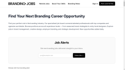 Branding Jobs job board - Discover Your Next Branding Career Opportunity
