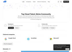 Cloud Careers Hub job board - Discover top cloud computing jobs on our specialized job board