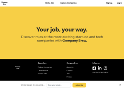 Company Brew job board - Find jobs at Australia & New Zealand's most exciting startups and tech companies.