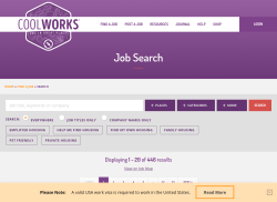 CoolWorks job board - Jobs in Great Places