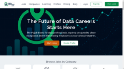 Data Placement job board -  Your Career Starts Here — The #1 Job Board for Data Professionals.