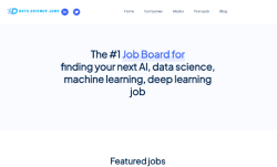 Data Science Jobs job board - Discover the latest and greatest data science jobs