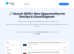 DevOps Jobs job board - Search 3000+ DevOps & Cloud Engineer jobs