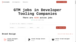 devtooljobs job board - GTM Jobs in Developer Tooling Companies