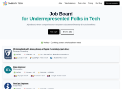 Diversify Tech job board - Diversify Tech Job Board