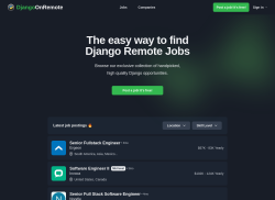 Django On Remote job board - Django On Remote - The easy way to find Django Remote Jobs