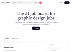 Dribbble job board - The world's best community where designers share, grow, & get hired.