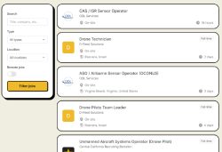 Drone Pilot Jobs job board - Find the latest drone pilot jobs.  
