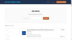 EpiJobs job board - The place to find epidemiology jobs!