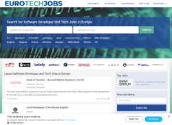 EuroTechJobs job board - EuroTechJobs - Software and Tech Jobs in Europe