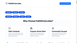 Faith Driven Job job board - Christian Jobs for Churches, Schools, Businesses