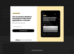 Flowremote job board - Find Your Next Webflow Developer Job