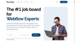 Flowroles job board - The #1 job board for Webflow Experts. 