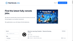 Fully Remote Jobs job board - Find the latest fully remote jobs in the UK