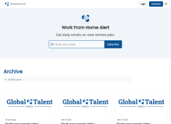Global Talent Space job board - Remote Job Alert (Remote Only | Entry Level | No Degree Required)