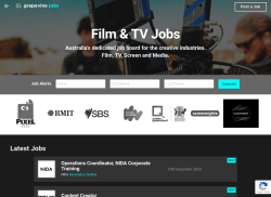 Grapevine Jobs job board - Australia's job board for the screen industry