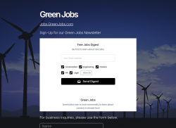 Green Jobs job board - Green Jobs - Jobs for the Planet