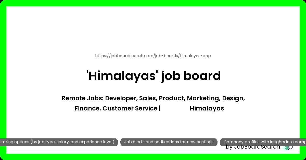 Himalayas Review: Remote Jobs, Features & Ratings (2026)