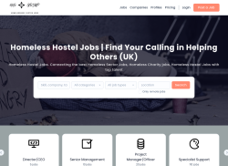 Homeless Hostel Jobs job board - Jobs in the Homeless Charity Sector
