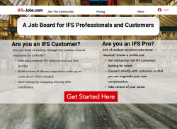 IFS-Jobs job board - A Job Board for IFS Professionals and Customers