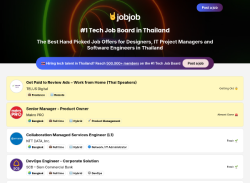 JobJob job board - #1 IT Job Board in Thailand