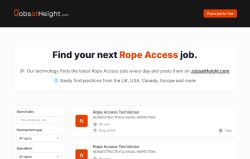 Jobs at Height job board - Jobs at Height - New rope access jobs every day