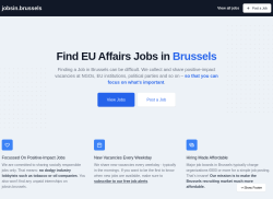 Jobs in Brussels job board - Find EU Affairs Jobs in Brussels