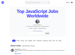 Jobs in JS job board - JavaScript & TypeScript jobs around the World