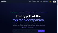JobScroller job board - JobScroller | 100k+ Direct Tech Jobs & AI Resume Matching