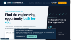 JobsInEngineering job board - Find the engineering opportunity built for you