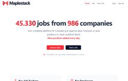 MapleStack job board - MapleStack - Find Jobs across Canada