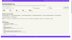 Marketing Manager Jobs job board - Live marketing manager roles
