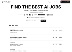 Mo AI Jobs job board - Mo AI Jobs - Find AI jobs from top AI companies
