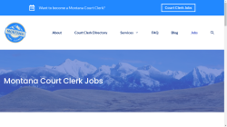 Montana Court Clerk Jobs job board - Montana Court Clerk Jobs