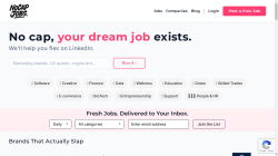 NoCapJobs job board - Real Jobs. No Cap.