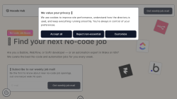 Nocode Hub job board - No-Code Job Board