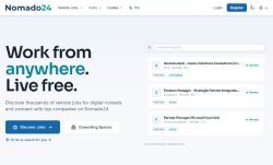 Nomado24 job board - Remote Jobs & Coworking for Digital Nomads