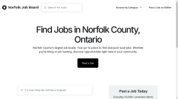 Norfolk County Job Board job board - Find Jobs in Norfolk County, Ontario