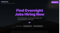 Overnight Jobs HQ job board - The #1 job board for overnight jobs, night shifts and part-time remote jobs Overnight Jobs HQ job board - The #1 job board for overnight jobs, night shifts and part-time remote jobs