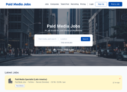 Paid Media Jobs job board - Job Board for Advertising & Marketing Professionals