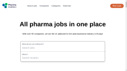 PharmaJobber job board - PharmaJobber - All pharma jobs in one place