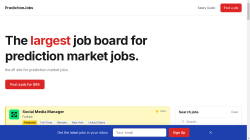 PredictionJobs job board - Prediction Market Jobs