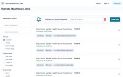Remote Healthcare Jobs job board - The #1 Job Board to Find Jobs in Remote Healthcare Space