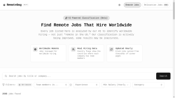 RemoteDog job board - Worldwide remote jobs, no location restricition