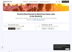 remotejobs ninja job board - Remote Jobs Specialists in Freelance Virtual and Writing roles