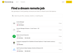 RemoteJobs Org job board - Find a dream remote job, work from anywhere